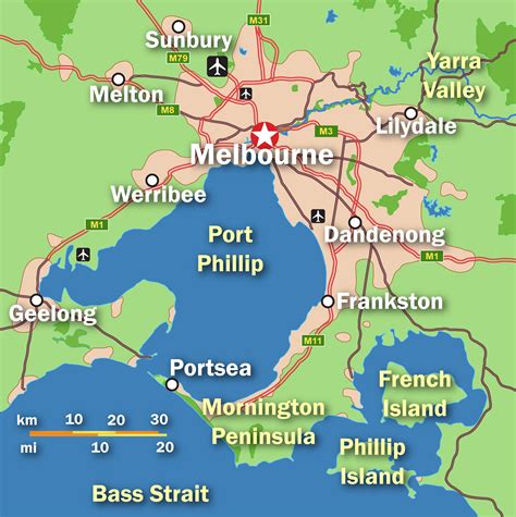 Printable Map Of Melbourne